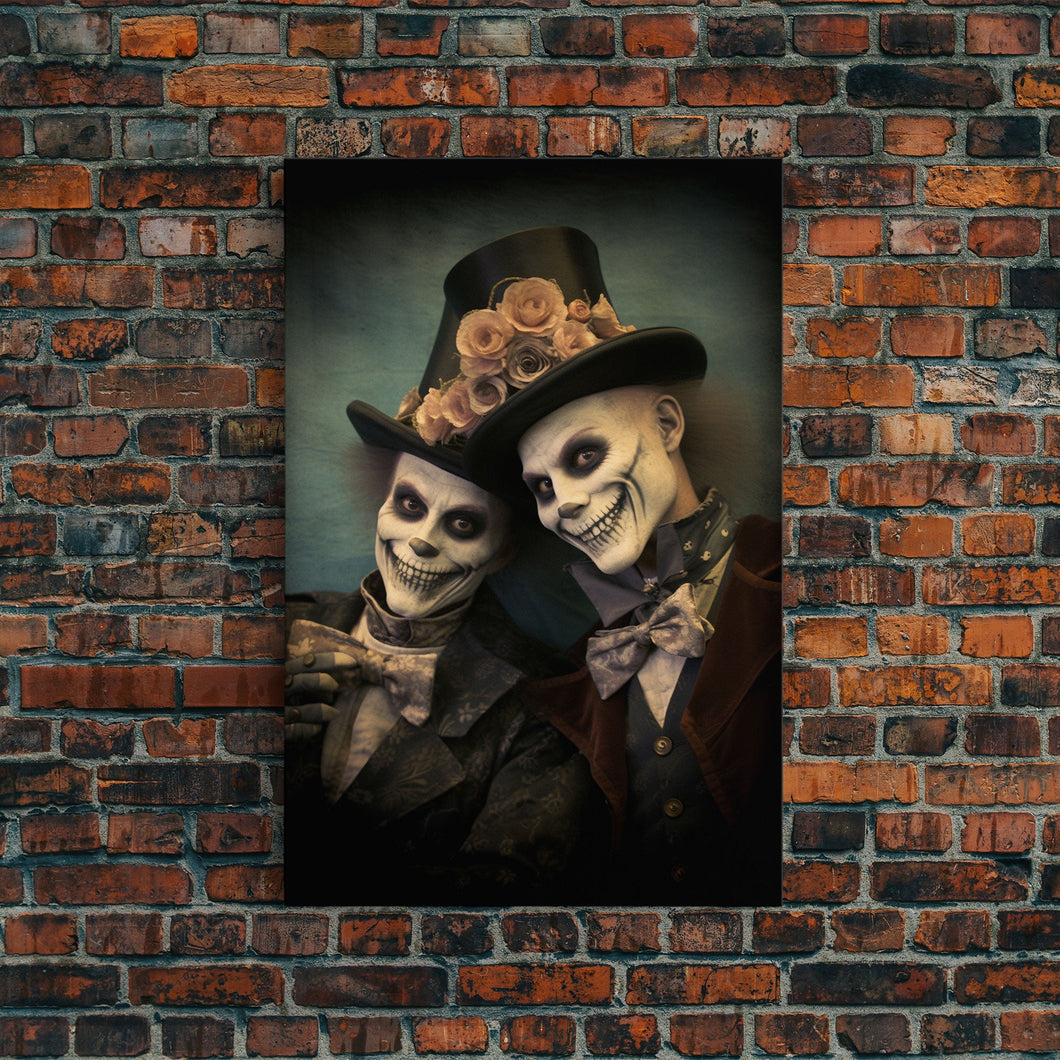 Dark Fantasy, Goth Wall Art, Gothic Wall Decor, Spooky Art, Creepy Wall Art, Canvas Print, Wall Art, Vertical Print, Home Decor, Room Decor