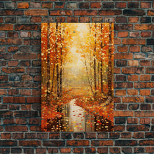 Carregar imagem no visualizador da galeria, Forest Wall Art, Trees Wall Art, Fall Wall Print, Canvas Print, Wall Art, Vertical Art, Housewarming Gift, Ranch Decor, Country Wall Art
