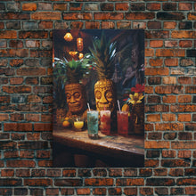 Load image into Gallery viewer, Cocktail Print, Bar Cart Wall Art, Canvas Print, Wall Hanging, Portrait Art, Cocktail Art, Retirement Gifts, Apartment Wall Decor, RV Decor
