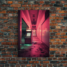 Carregar imagem no visualizador da galeria, Arcade Machine, Retro Art, Arcade, Canvas Print, Wall Hanging, Portrait Art, Video Game Decor, Retro Video Games, Game Room Art, Gift Ideas

