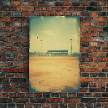 Carregar imagem no visualizador da galeria, Baseball Wall Art, Baseball Coach Gift, Minimalist Art, Canvas Print, Wall Hanging, Portrait Art, Man Cave Wall Art, Game Room Decor
