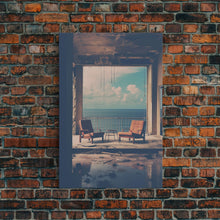 Carregar imagem no visualizador da galeria, Abandoned House, Scary Wall Art, Haunted House Art, Canvas Print, Wall Hanging, Portrait Art, Entryway Prints, Bookshelf Decor, Office Print
