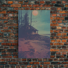 Carregar imagem no visualizador da galeria, Beach House Wall Art, Beach Wall Art, Cabin Art, Canvas Print, Wall Hanging, Portrait Art, Home Wall Decor, Living Room Prints, Travel Print

