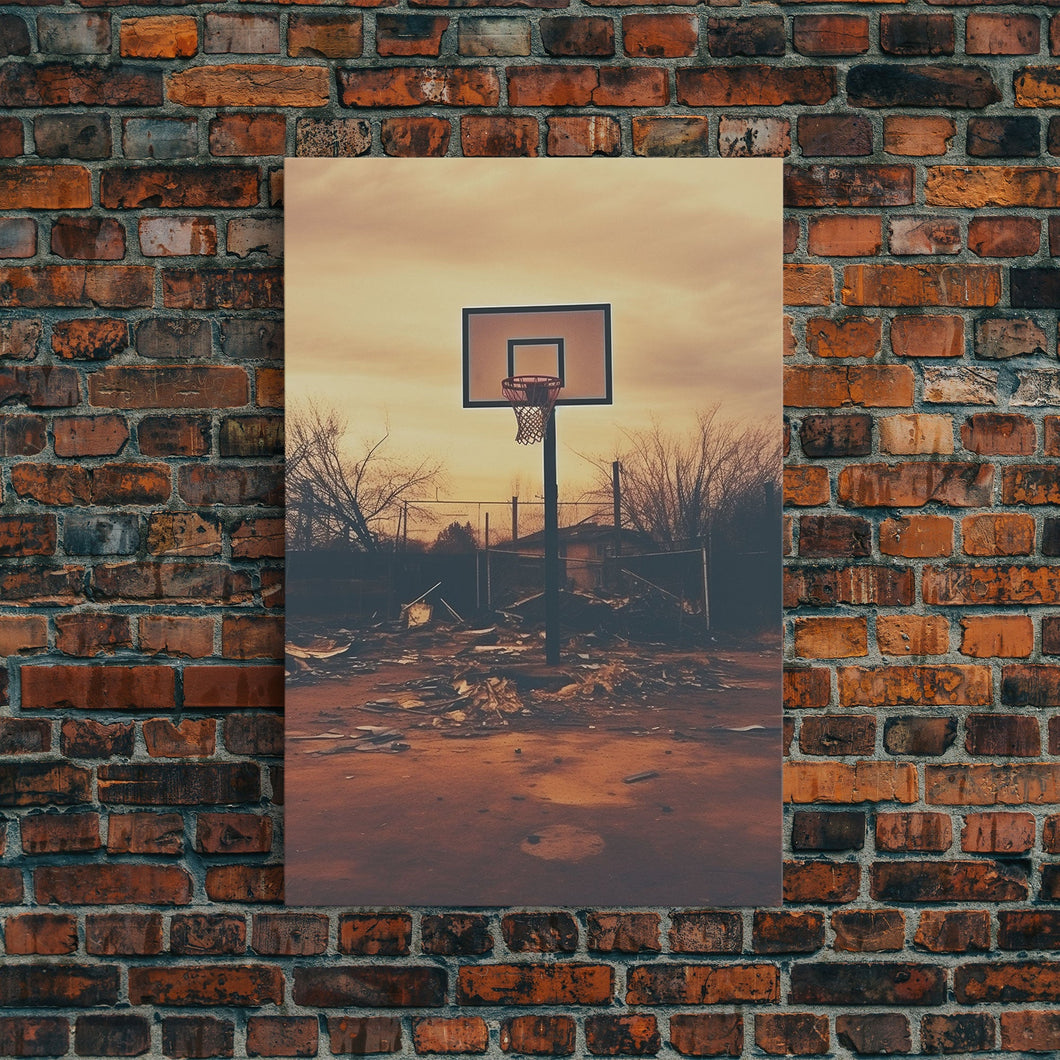 Basketball Wall Art, Sports Wall Art, Canvas Print, Wall Hanging, Portrait Art, Family Home Decor, Housewarming Gift, College Dorm Decor