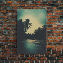Load image into Gallery viewer, Boat Wall Art, Nautical Wall Art, Canvas Print, Wall Hanging, Portrait Art, Ocean Wall Art, Tropical Wall Art, New Home Gift, Modern Prints
