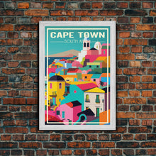 Carregar imagem no visualizador da galeria, Cape Town, South Africa Wall Art, Africa Travel Poster, Travel Wall Print, Travel Poster, Travel Wall Art, Canvas Wall Print

