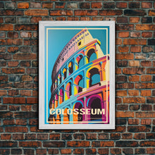 Cargar imagen en el visor de la galería, Colosseum, Rome Wall Art, Italy Travel Poster, Europe Wall Art, Travel Wall Print, Travel Poster, Travel Wall Art, Canvas Wall Print
