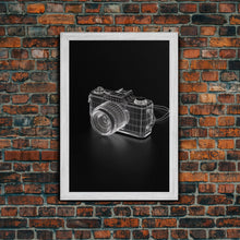 Carregar imagem no visualizador da galeria, Camera Wall Art, Photography Art, Craft Room Wall Decor, Minimalist Print, Wall Decor, Canvas Print, Wall Art, Framed Canvas

