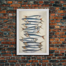 Cargar imagen en el visor de la galería, Fish Wall Decor, Fish Painting, Animal Wall Art, Kitchen Art, Minimalist Wall Art, Wall Decor, Canvas Print, Wall Art, Framed Canvas Art
