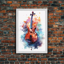 Carregar imagem no visualizador da galeria, Galaxy Cello Gift, Banjo Wall Art Canvas Print, Stringed Instruments, Cello Art, Banjo Poster Print, Cello Gifts, Musical Art
