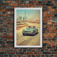 Cargar imagen en el visor de la galería, Classic Car Wall Art, Canvas Print, Wall Hanging, Portrait Art, Car Lover Gift, Sports Car Wall Art, Appreciation Gift, Apartment Wall Decor
