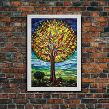 Carregar imagem no visualizador da galeria, Abstract Art, Tree Wall Art, Nature Print, Canvas Print, Wall Hanging, Portrait Art, New Homeowner Gift, Above Bed Art, Entryway Prints
