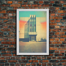 Carregar imagem no visualizador da galeria, Architecture  Art, Architecture Print, Urban Art, Fine Art Print, Minimalist Art, Canvas Print, Wall Hanging Portrait Art, Office Wall Decor
