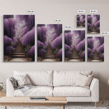 Carregar imagem no visualizador da galeria, Beautiful Wisteria Garden Walkway Path Wall Art, Fine Art Print, Wall Poster, Wall Print
