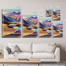 Load image into Gallery viewer, Death Valley, California Wall Art, America Travel Poster, Travel Wall Print, Travel Poster, Travel Wall Art, Canvas Wall Print
