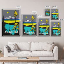 Carregar imagem no visualizador da galeria, Alaska Print, Alaska Art, Alaska Wall Art, Travel Wall Print, Travel Poster, Travel Artwork, Travel Wall Art, Wall Poster, Canvas Wall Print
