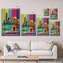 Load image into Gallery viewer, Tarragona Wall Art, Spain Poster, Catalonia Wall Art, Europe Art Print, Travel Wall Print, Travel Poster, Travel Wall Art, Canvas Wall Print
