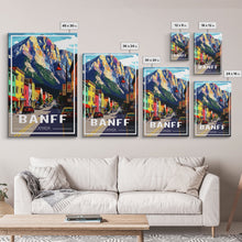 Carregar imagem no visualizador da galeria, Canada Wall Art, Canada Art Print, Banff, Alberta, Travel Wall Print, Travel Poster, Travel Artwork, Travel Wall Art, Canvas Wall Print

