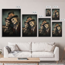 Load image into Gallery viewer, Dark Fantasy, Goth Wall Art, Gothic Wall Decor, Spooky Art, Creepy Wall Art, Canvas Print, Wall Art, Vertical Print, Home Decor, Room Decor
