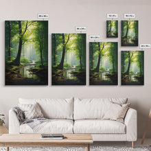 Carregar imagem no visualizador da galeria, Forest Wall Art, Nature Inspired Art, Trees Art, Canvas Print, Wall Art, Vertical Print, Engagement Gift, Camper Wall Decor, Bedroom Prints
