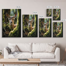 Load image into Gallery viewer, Deer Wall Art, Animal Wall Art, Wildlife Art, Canvas Print, Wall Art, Vertical Art, Country Home Decor, New Home Gift Ideas, RV Wall Decor
