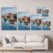 Load image into Gallery viewer, Boat Wall Art, Nautical Wall Art, Coastal Wall Art, Lobster Boat, Canvas Print, Wall Art, Vertical Art, College Dorm Decor, Entryway Prints
