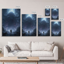 Carregar imagem no visualizador da galeria, Apocalypse, Dark Art Print, dark fantasy art, Canvas Print, Wall Hanging, Portrait Art, Spooky Decor, Horror Home Decor, Unique Gift

