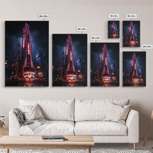 Carregar imagem no visualizador da galeria, Asian Wall Art, City Wall Art, Japanese Wall Art, Canvas Print, Wall Hanging, Portrait Art, Dining Room Decor, Bedroom Prints , Couples Gift
