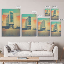 Carregar imagem no visualizador da galeria, Architecture  Art, Architecture Print, Urban Art, Fine Art Print, Minimalist Art, Canvas Print, Wall Hanging Portrait Art, Office Wall Decor
