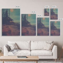 Carregar imagem no visualizador da galeria, Beach House Wall Art, Beach Wall Art, Cabin Art, Canvas Print, Wall Hanging, Portrait Art, Home Wall Decor, Living Room Prints, Travel Print
