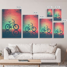 Load image into Gallery viewer, Retro 1980s Bike Canvas Print, Bicycle Art, Framed Wall Art, Fine Art Photography Print, Retro Inspired Wall Decor, Man Cave Art, Office Art
