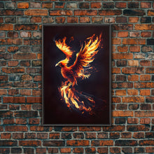 Carregar imagem no visualizador da galeria, Canvas Print Of &quot;The Phoenix&quot; - Rebirth Art - Framed Canvas Art - Framed Wall Art
