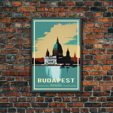 Carregar imagem no visualizador da galeria, Budapest, Hungary, European Wall Art, City Wall Art, Travel Wall Print, Travel Poster, Travel Artwork, Travel Wall Art, Canvas Wall Print
