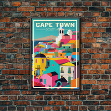 Carregar imagem no visualizador da galeria, Cape Town, South Africa Wall Art, Africa Travel Poster, Travel Wall Print, Travel Poster, Travel Wall Art, Canvas Wall Print
