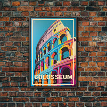 Cargar imagen en el visor de la galería, Colosseum, Rome Wall Art, Italy Travel Poster, Europe Wall Art, Travel Wall Print, Travel Poster, Travel Wall Art, Canvas Wall Print
