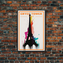 Carregar imagem no visualizador da galeria, France Travel Poster, Eiffel Tower Wall Art, Paris, Europe Wall Art, Travel Wall Print, Travel Poster, Travel Wall Art, Canvas Wall Print
