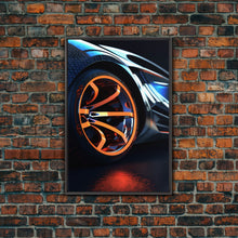 Carregar imagem no visualizador da galeria, Car Guy Wall Art, Exotic Super Car Deep Dish Rims, Office or Man Cave Art, Automotive Photography, Sports Car Wall Art
