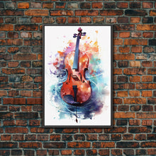 Carregar imagem no visualizador da galeria, Galaxy Cello Gift, Banjo Wall Art Canvas Print, Stringed Instruments, Cello Art, Banjo Poster Print, Cello Gifts, Musical Art
