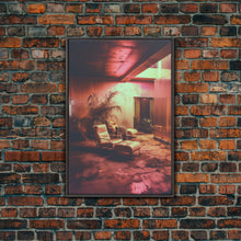 Carregar imagem no visualizador da galeria, Abandoned House, Scary Wall Art, Haunted House Art, Canvas Print, Wall Hanging, Portrait Art, Dorm Room Art, Living Room Prints, Gift Ideas

