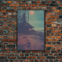 Carregar imagem no visualizador da galeria, Beach House Wall Art, Beach Wall Art, Cabin Art, Canvas Print, Wall Hanging, Portrait Art, Home Wall Decor, Living Room Prints, Travel Print

