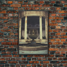 Carregar imagem no visualizador da galeria, Abandoned House, Haunted House, Halloween Wall Art, Canvas Print, Wall Hanging, Portrait Art, Horror Home Decor, Spooky Art Print, Dark Art
