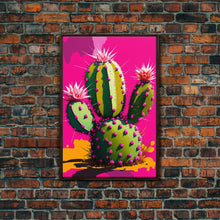 Carregar imagem no visualizador da galeria, Cactus Print - Cactus Wall Art - Cactus Decor - Modern Desert Print - Southwestern Decor - Cactus Decor -  Bright Wall Art - Pop Art Style
