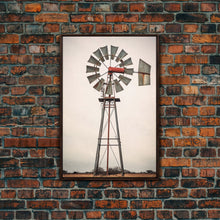 Cargar imagen en el visor de la galería, Rustic Farmhouse Home Decor, Windmill Photography Photo Print Art, Rustic Industrial Farmhouse Wall Art Picture, Country Landscape Picture
