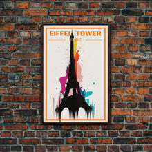 Carregar imagem no visualizador da galeria, France Travel Poster, Eiffel Tower Wall Art, Paris, Europe Wall Art, Travel Wall Print, Travel Poster, Travel Wall Art, Canvas Wall Print
