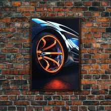 Carregar imagem no visualizador da galeria, Car Guy Wall Art, Exotic Super Car Deep Dish Rims, Office or Man Cave Art, Automotive Photography, Sports Car Wall Art
