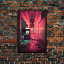 Carregar imagem no visualizador da galeria, Arcade Machine, Retro Art, Arcade, Canvas Print, Wall Hanging, Portrait Art, Video Game Decor, Retro Video Games, Game Room Art, Gift Ideas
