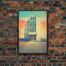 Carregar imagem no visualizador da galeria, Architecture  Art, Architecture Print, Urban Art, Fine Art Print, Minimalist Art, Canvas Print, Wall Hanging Portrait Art, Office Wall Decor
