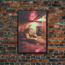 Carregar imagem no visualizador da galeria, Abandoned House, Scary Wall Art, Haunted House Art, Canvas Print, Wall Hanging, Portrait Art, Dorm Room Art, Living Room Prints, Gift Ideas
