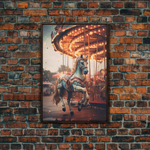 Load image into Gallery viewer, Vintage Circus Photography Print, Framed Canvas Art, Cool Wall Art, Circus Art, Circus Poster, Printable Wall Art, Pop Art
