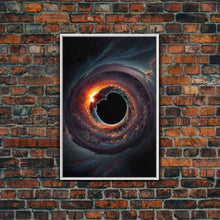 Cargar imagen en el visor de la galería, Eye Of the Storm, Galaxy art, framed canvas print, unique space decor
